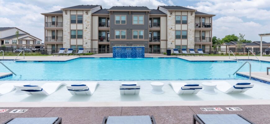 outdoor resort style pool